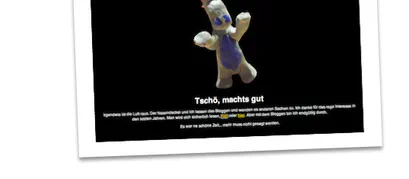 Machs gut und danke für den Fisch