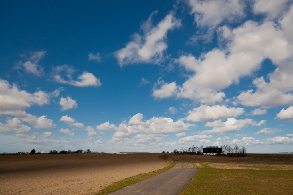 Shadow over the field